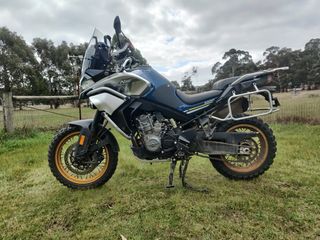 CFMoto 800MT on a country ride