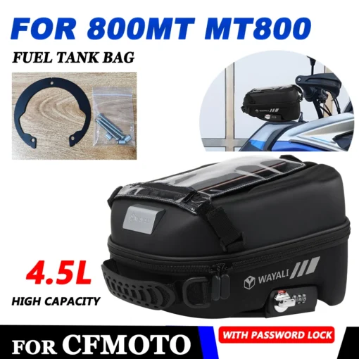 Tank Bag Luggage Backpack Tanklock For CFMOTO 800MT / Ibex 800