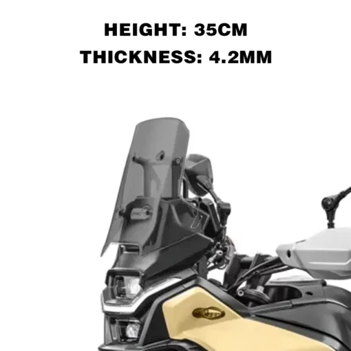Raised Windshield for CFMOTO 450MT - Image 9