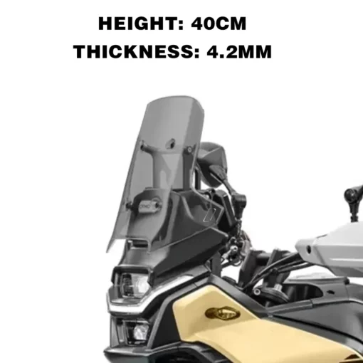 Raised Windshield for CFMOTO 450MT - Image 7