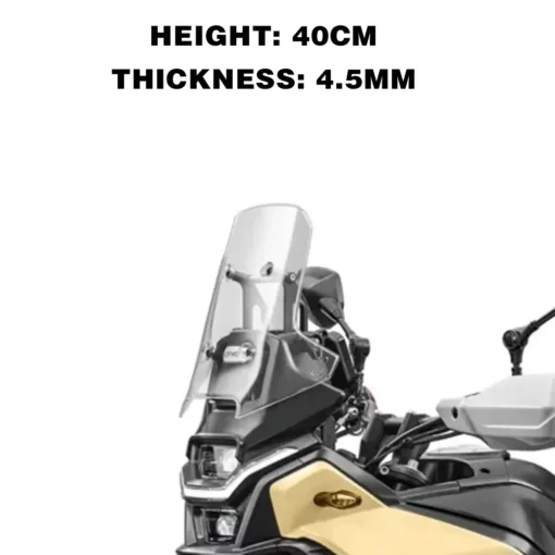 Raised Windshield for CFMOTO 450MT - Image 17