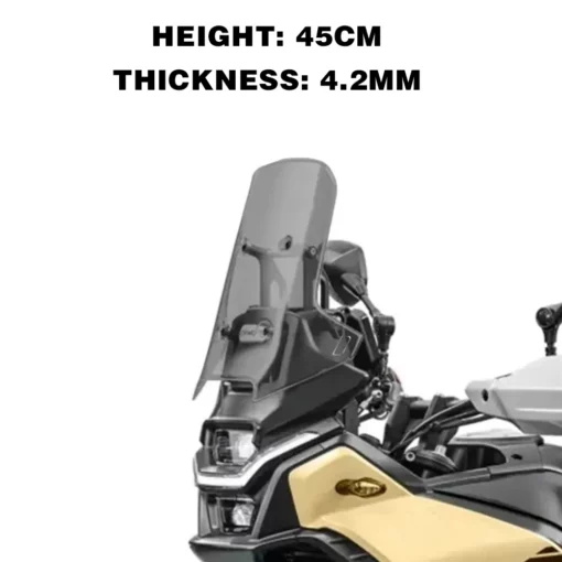 Raised Windshield for CFMOTO 450MT - Image 11